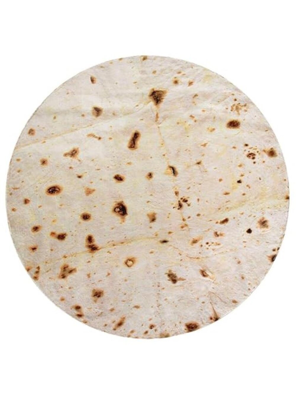 Burrito Blanket Tortilla Throw Blanket Funny Food Blanket Soft Flannel 71"